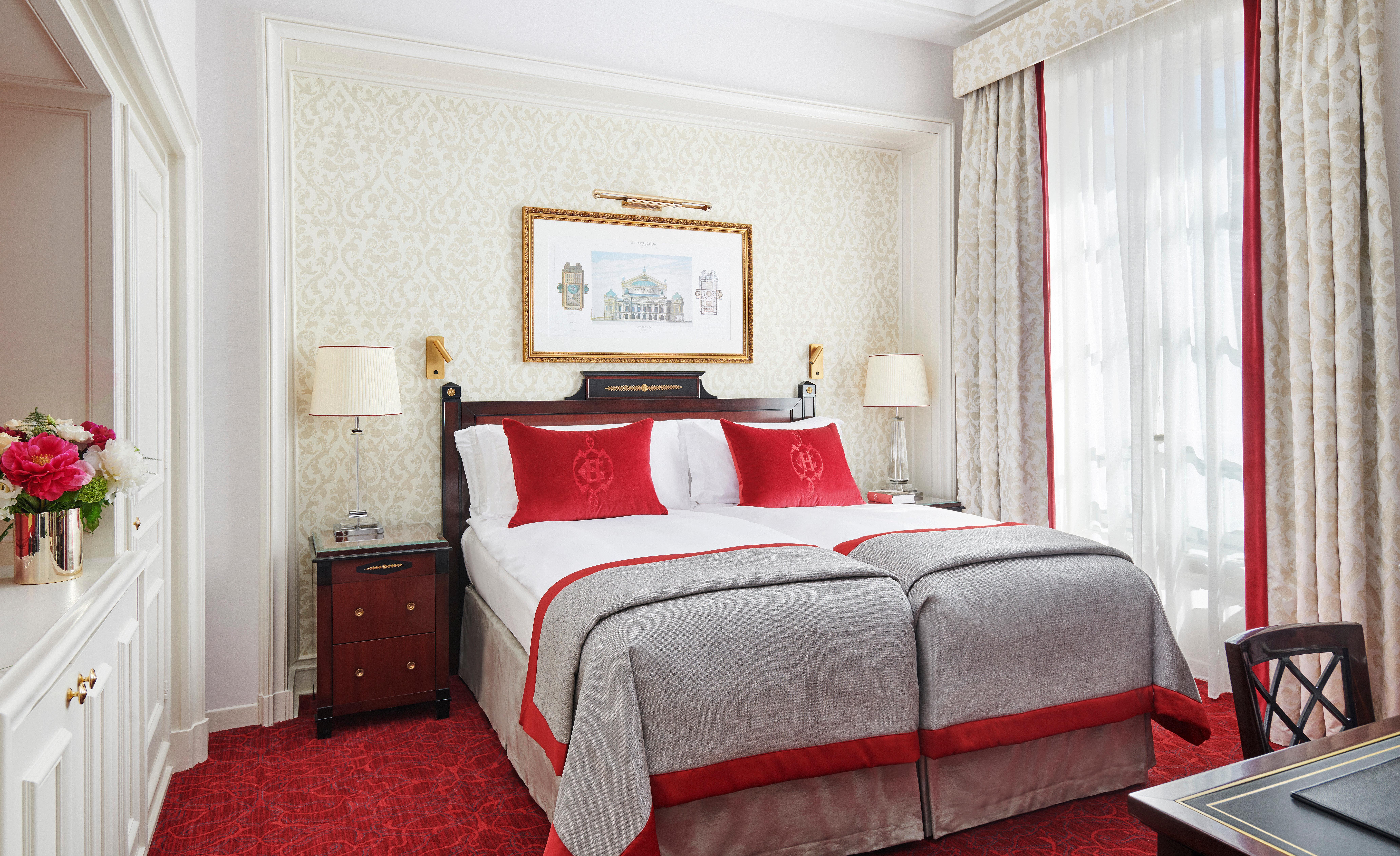 Hotel Intercontinental Paris Le Grand By Ihg Exteriér fotografie A bedroom at the hotel